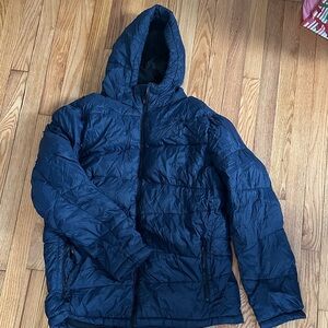 Spyder Navy Blue Puffer Jacket